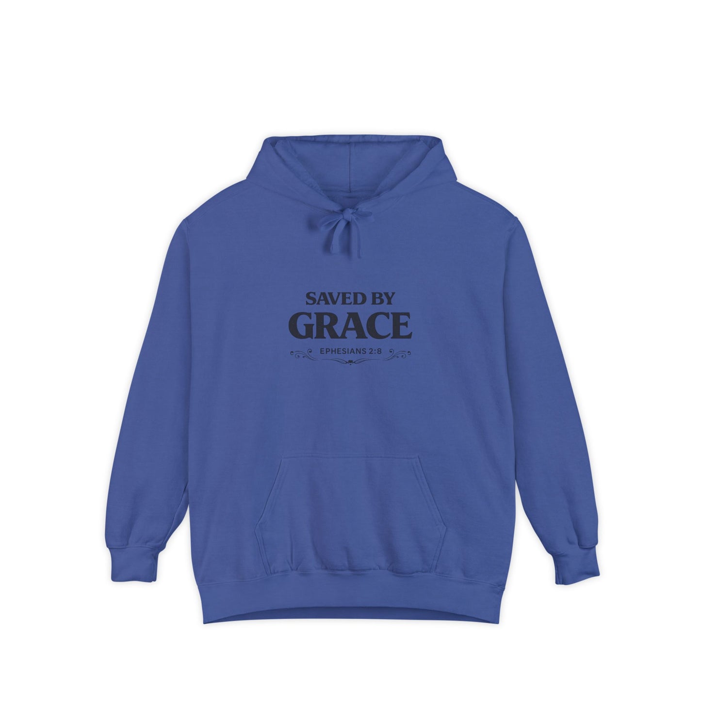 Saved By Grace Hoodie — Christian Faith Pullover (Ephesians 2:8-9)