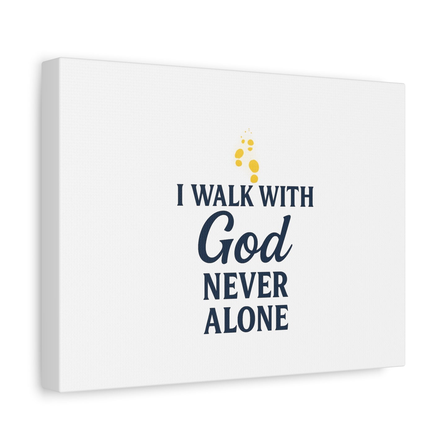 I Walk With God – Matte Canvas Wall Art