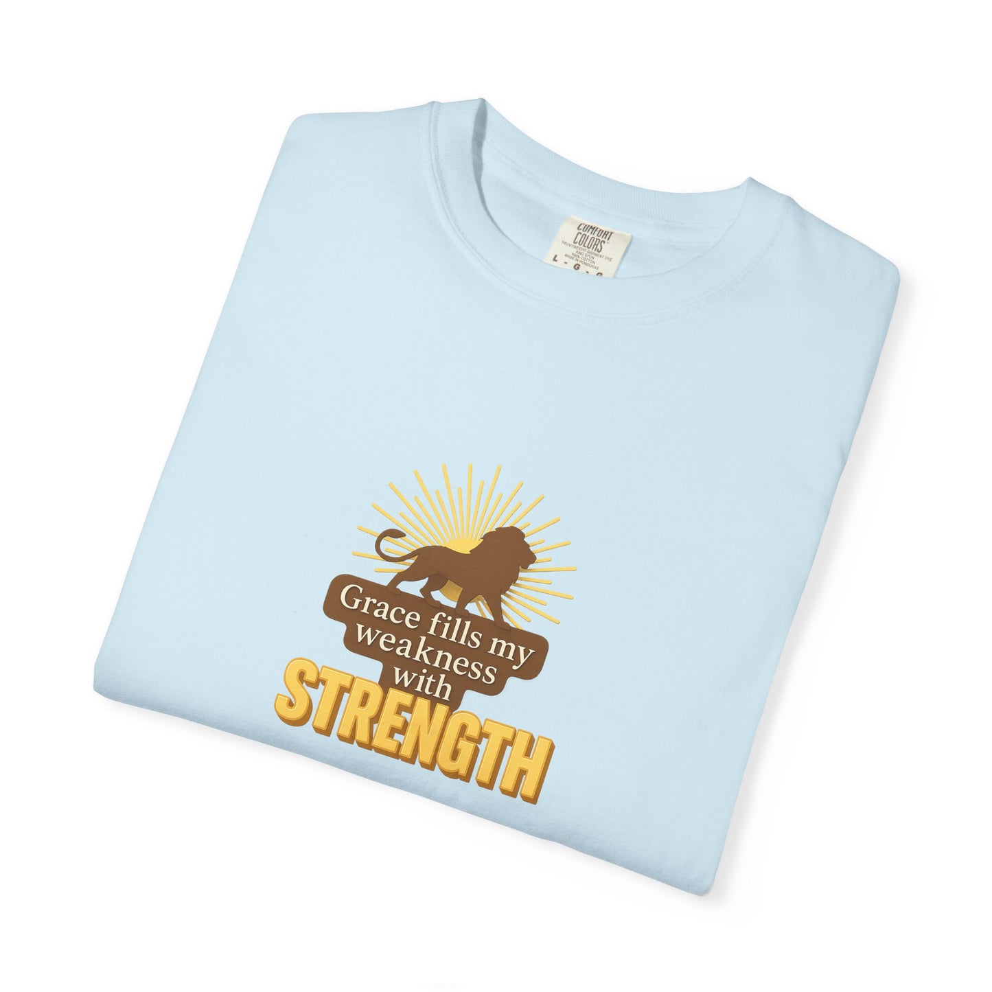 Inspirational Garment-Dyed T-Shirt, Faith Shirt, God Story Tee, Christian Apparel, Motivational Graphic Tee
