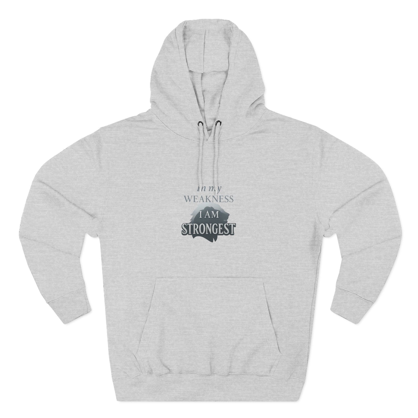 Three-Panel Fleece Hoodie