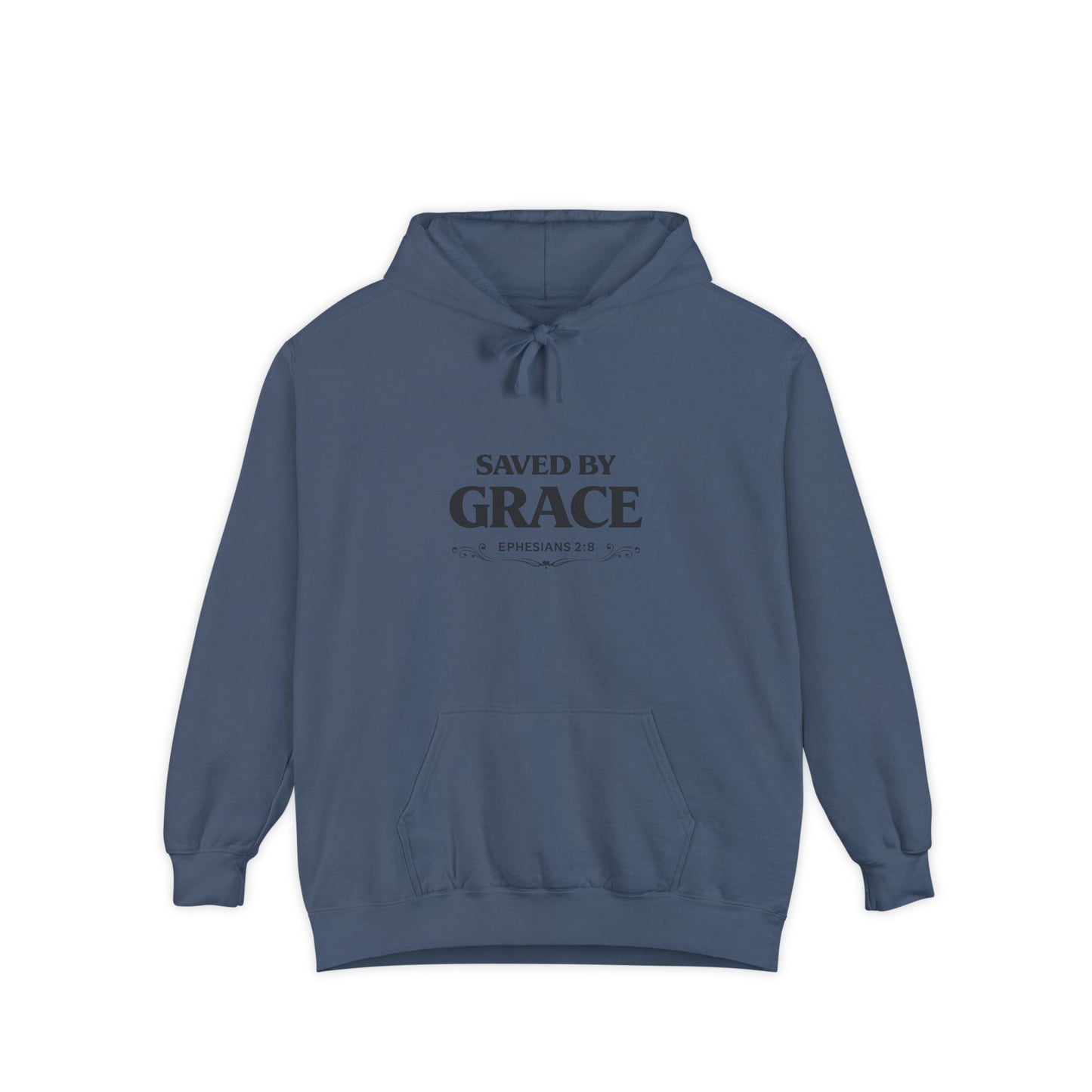 Saved By Grace Hoodie — Christian Faith Pullover (Ephesians 2:8-9)