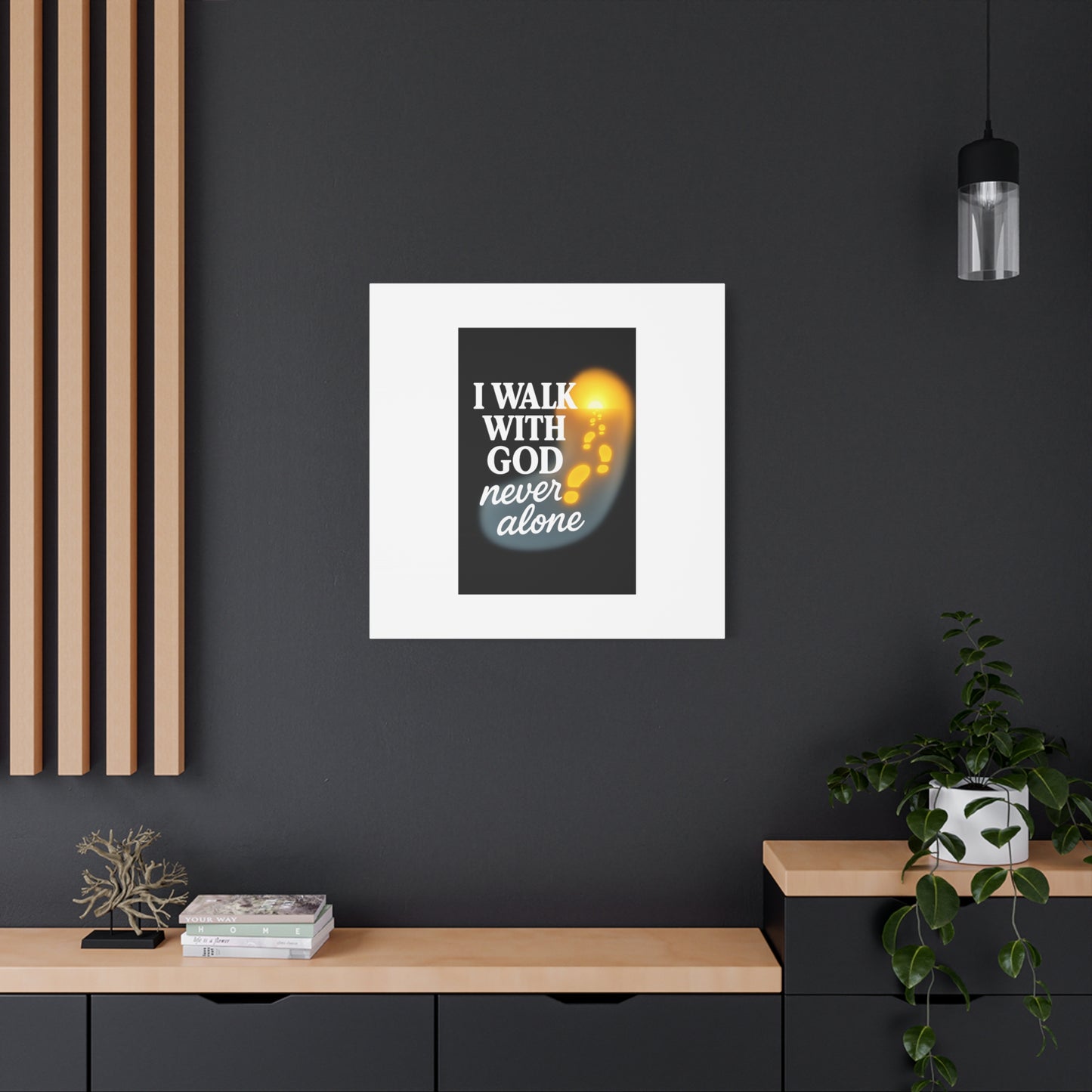 I Walk With God – Matte Canvas Wall Art
