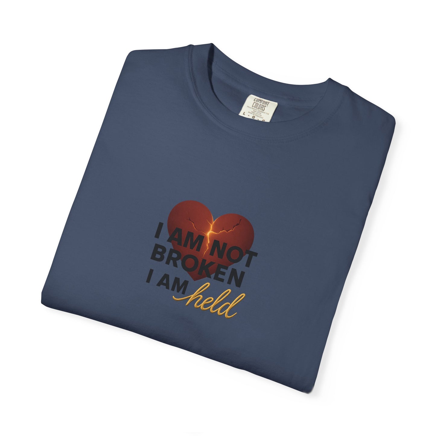 Heartfelt Garment-Dyed T-Shirt – Inspirational Unisex Tee for Comfort, Expression & Everyday Wear