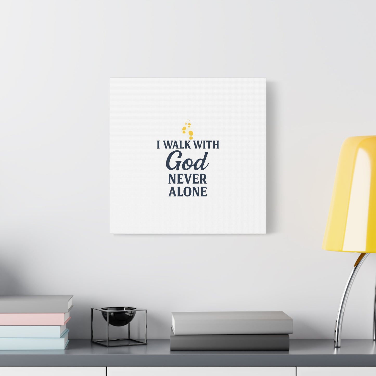 I Walk With God – Matte Canvas Wall Art