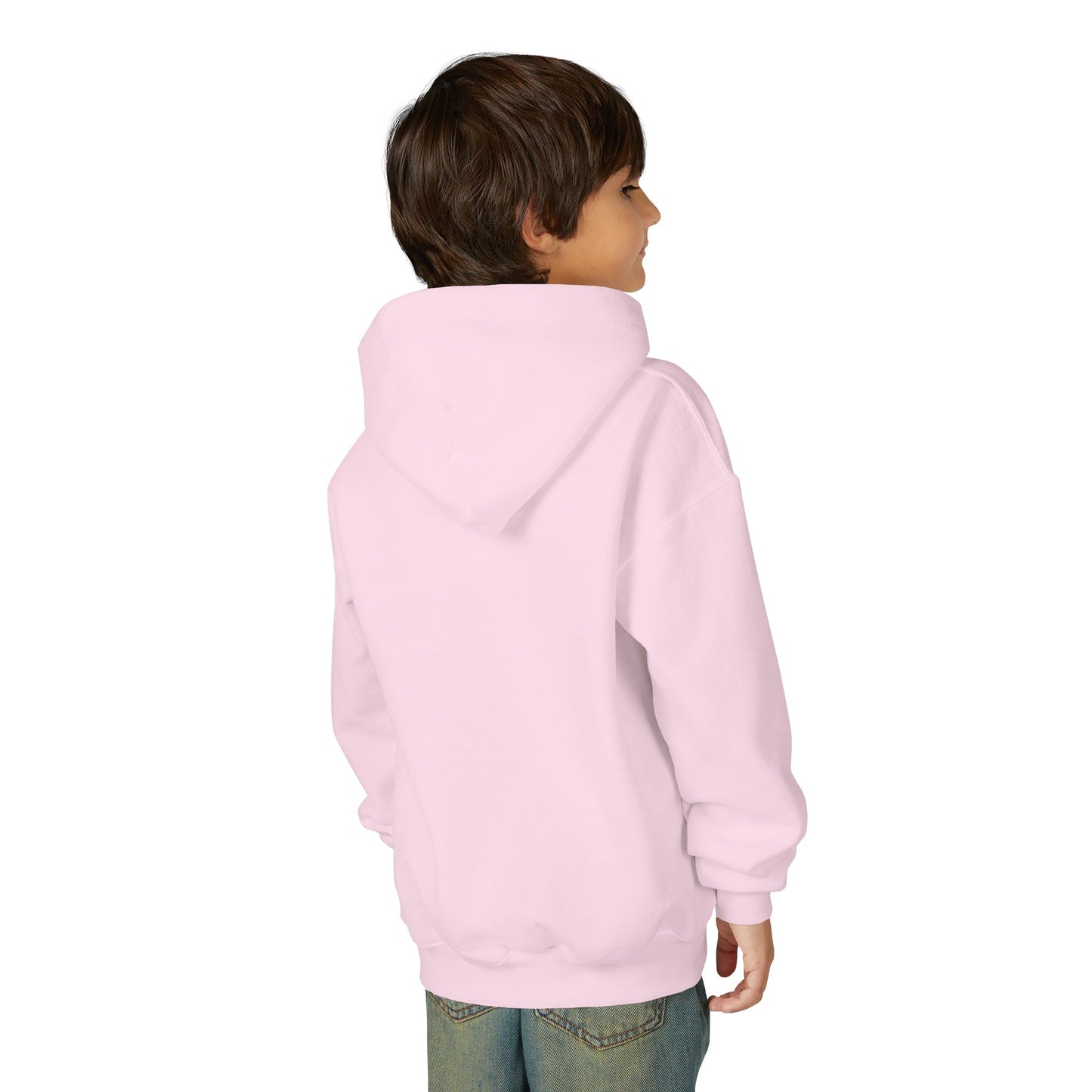 Youth Faith Hoodie – “I Walk With God Never Alone”  Cozy Christian Sweatshirt for Kids