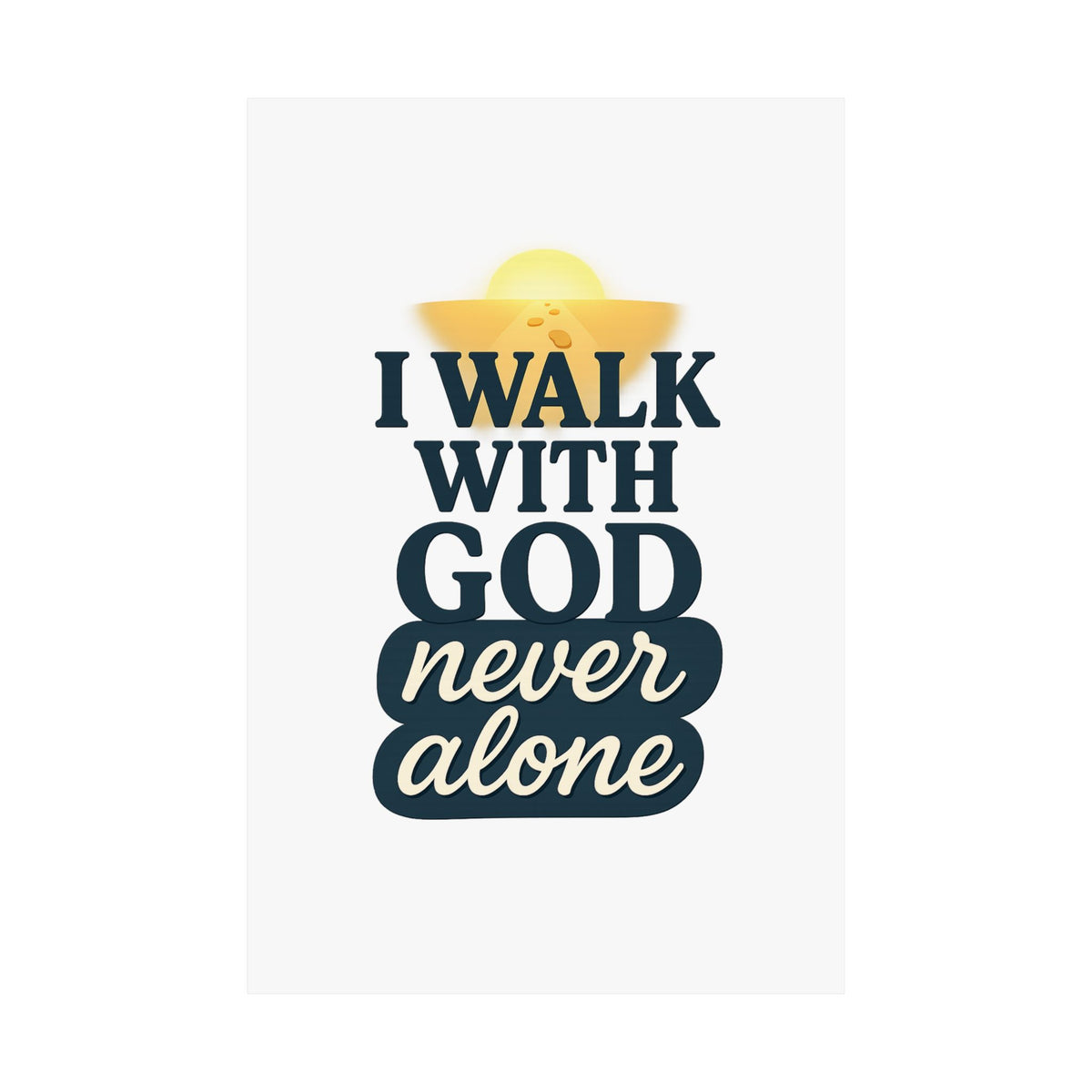 Inspirational Matte Vertical Posters - Wall Decor, Christian Art, Motivational Quotes, Home Decoration, Faith-Based Gifts