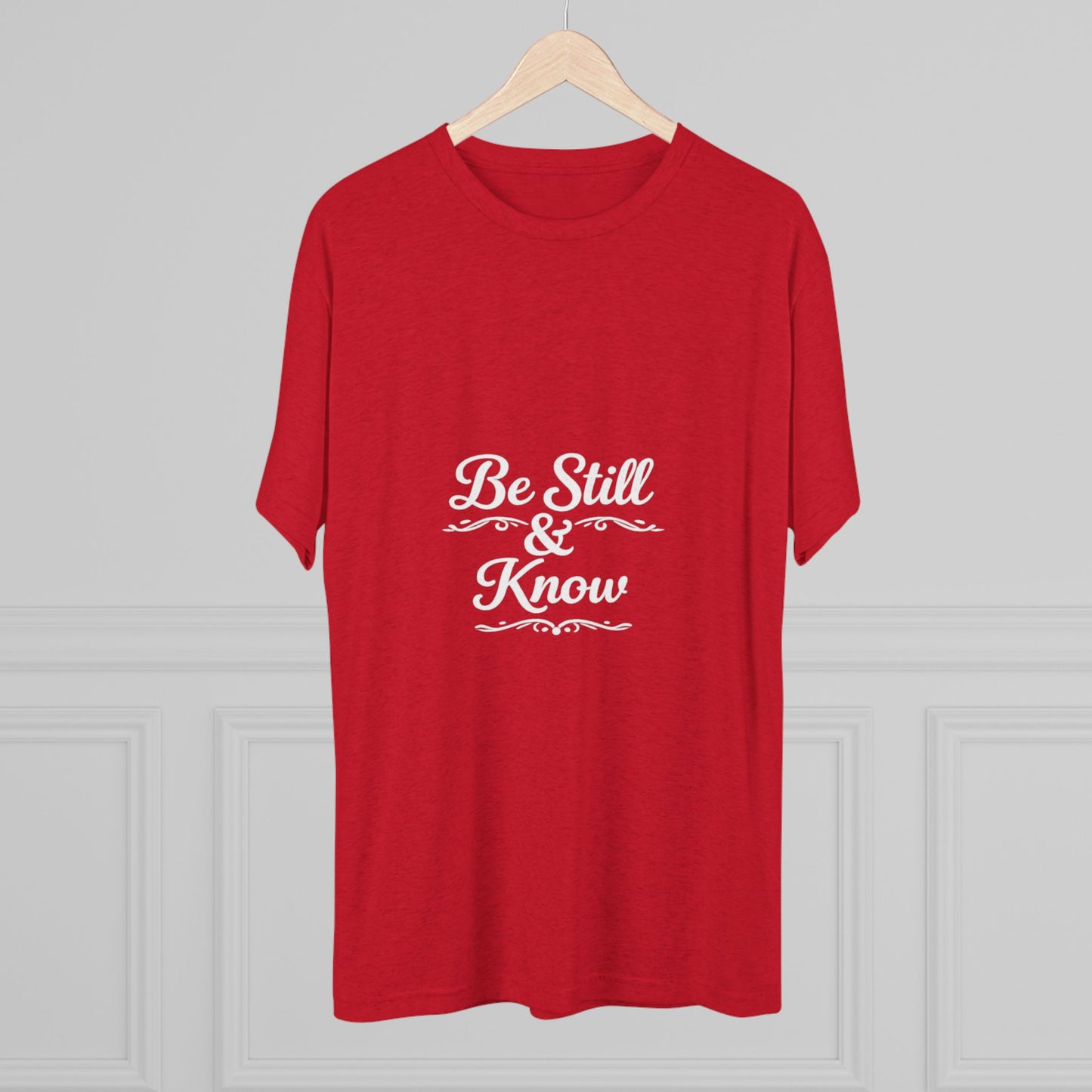 Be Still & Know Tshirt — Inspirational Christian Graphic T‑Shirt