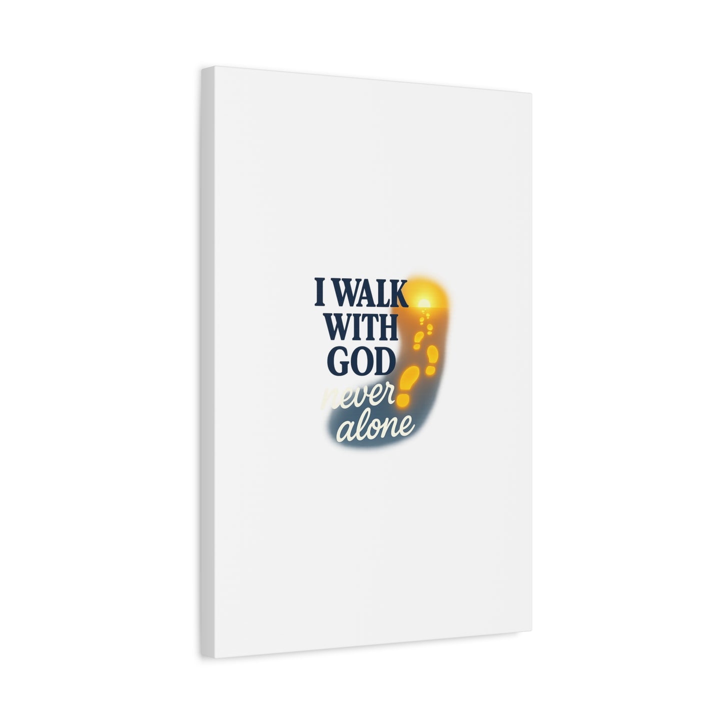 I Walk With God – Matte Canvas Wall Art