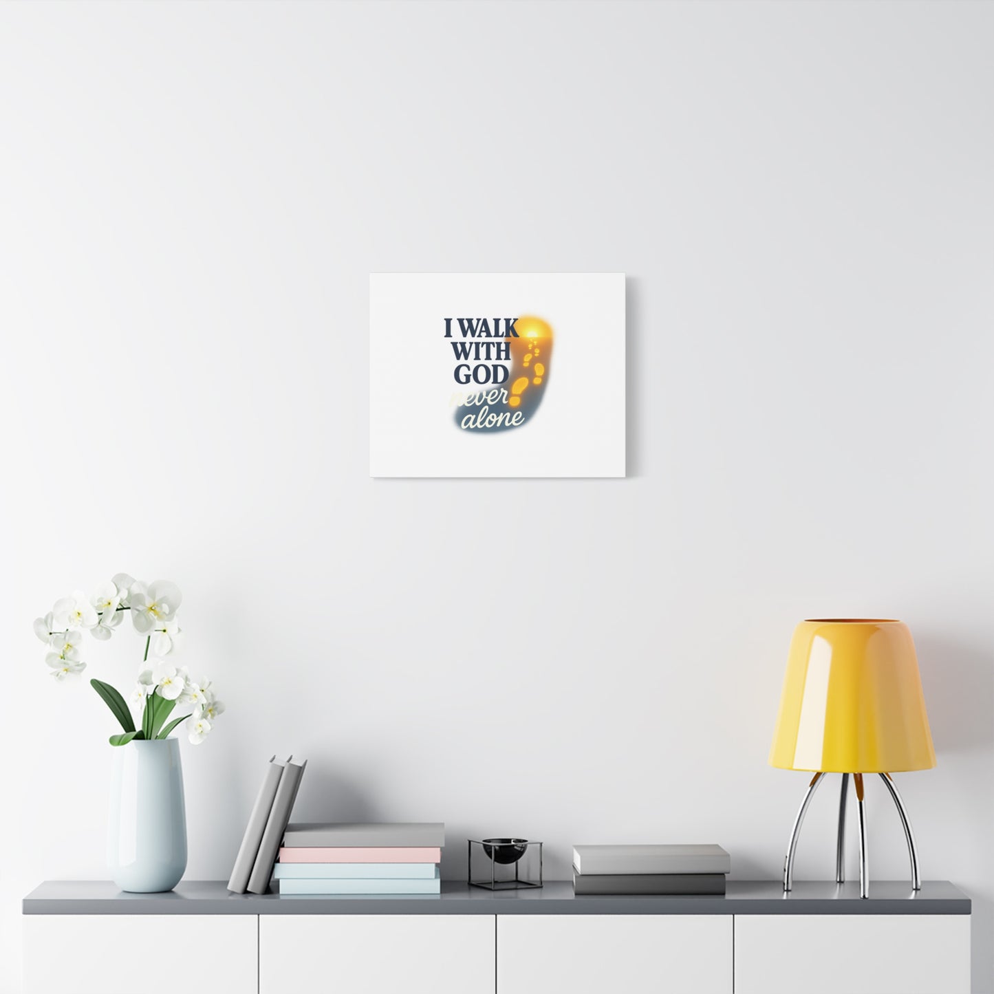 I Walk With God – Matte Canvas Wall Art
