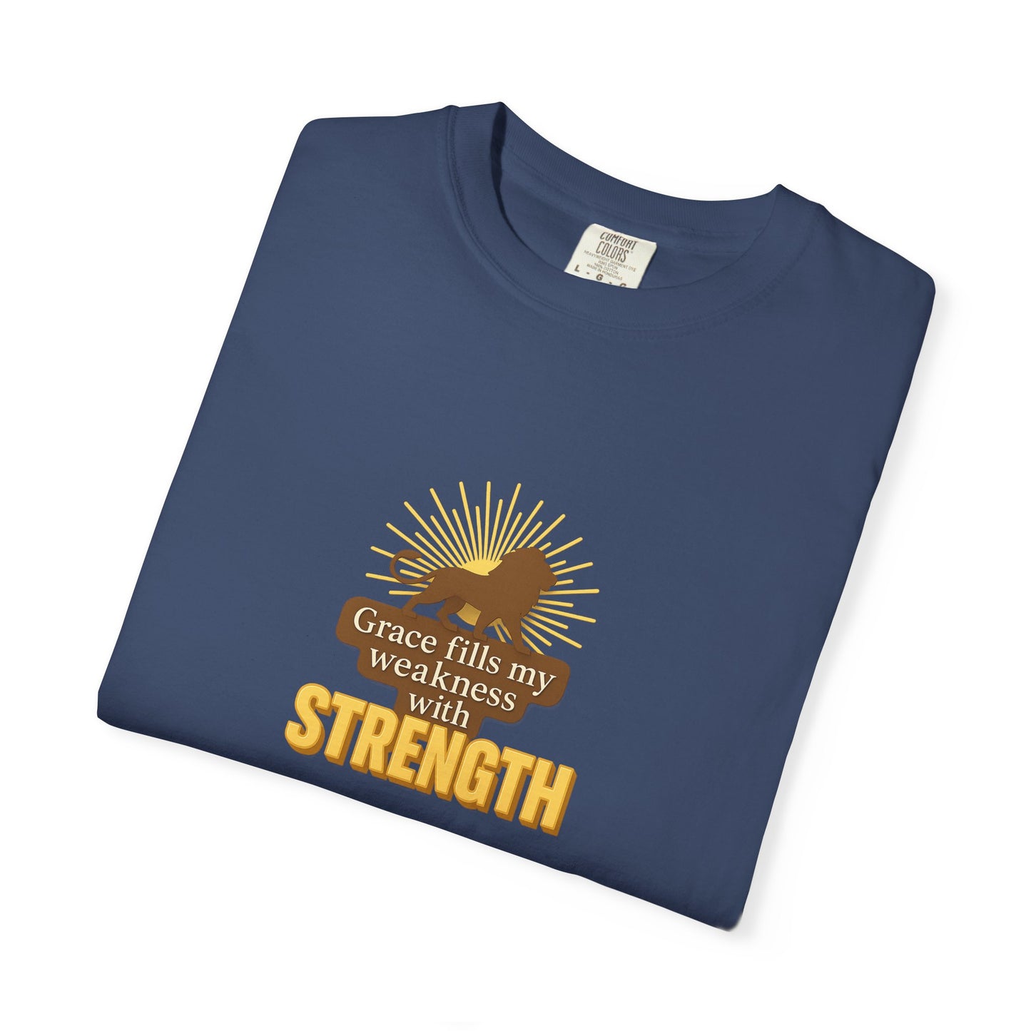 Inspirational Garment-Dyed T-Shirt, Faith Shirt, God Story Tee, Christian Apparel, Motivational Graphic Tee