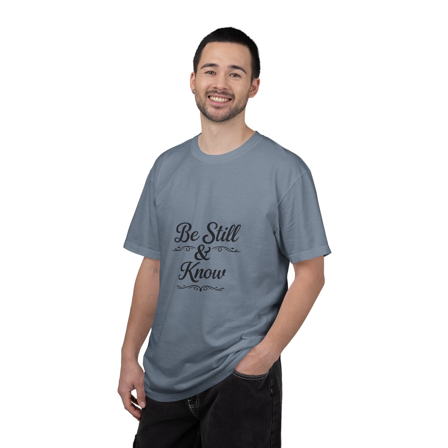Be Still & Know T-Shirt — Inspirational Faith Graphic Tee