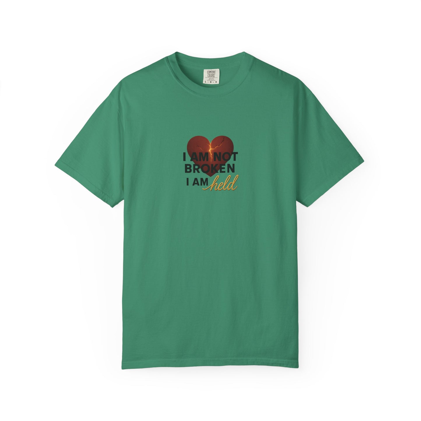 Heartfelt Garment-Dyed T-Shirt – Inspirational Unisex Tee for Comfort, Expression & Everyday Wear