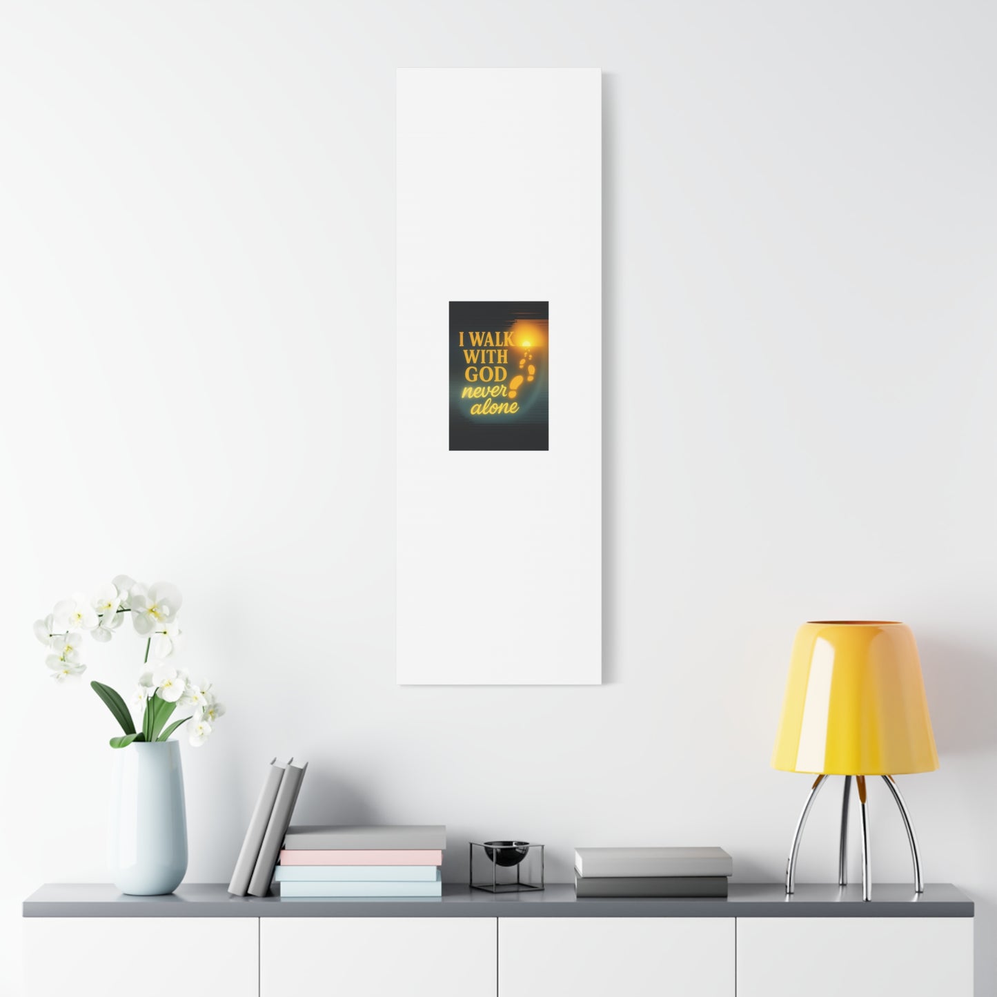 I Walk With God – Matte Canvas Wall Art