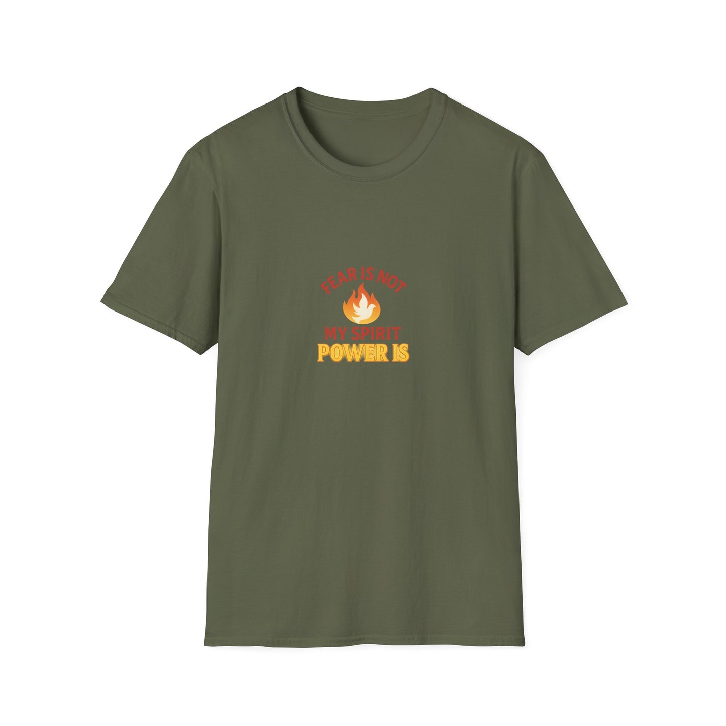 Fear Is Not My Strength, Power Is – Empowering Unisex Softstyle T-Shirt