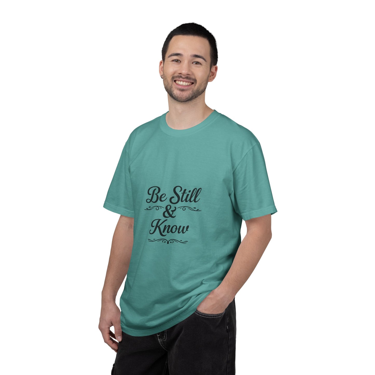 Be Still & Know T-Shirt — Inspirational Faith Graphic Tee
