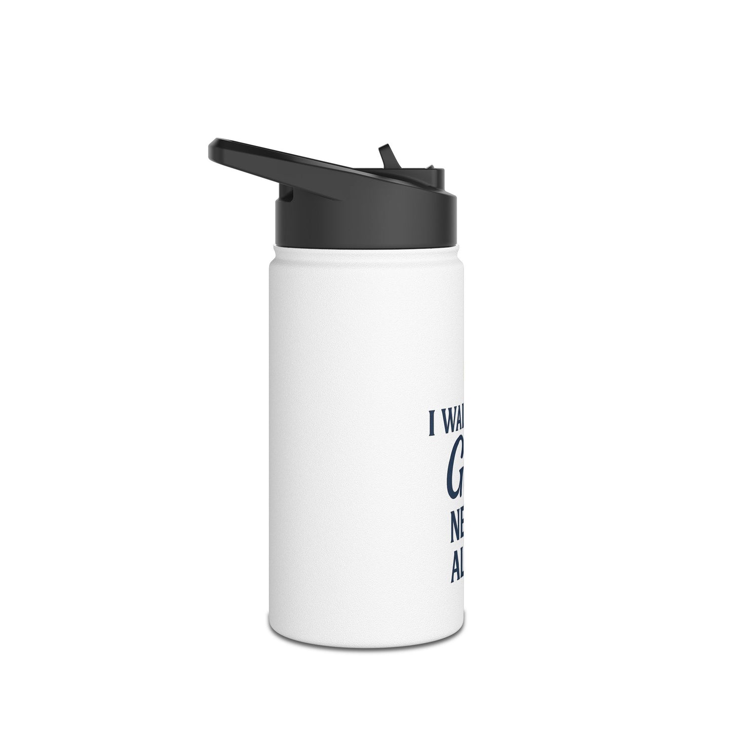 Faith-Inspired Stainless Steel Water Bottle (24oz)