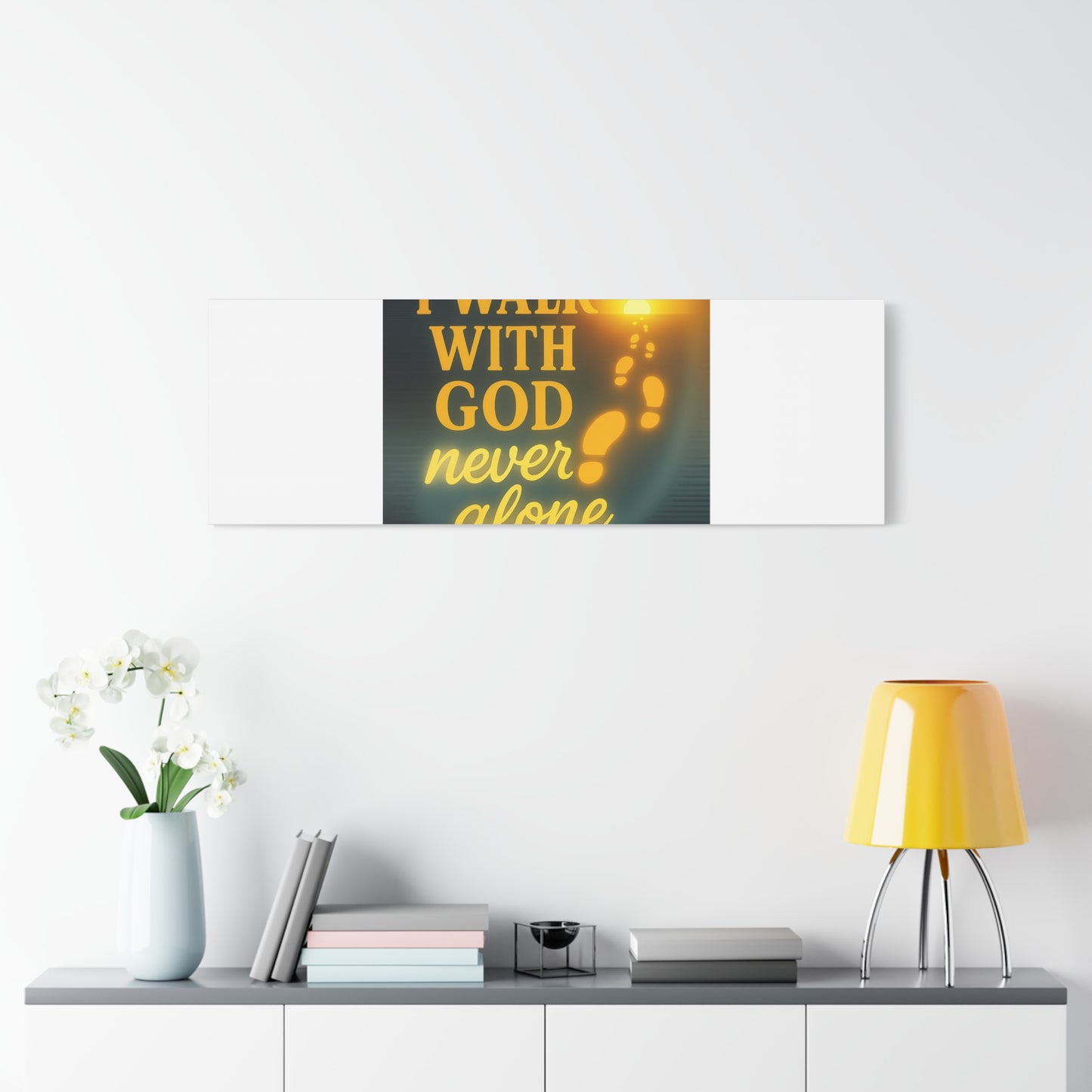 I Walk With God – Matte Canvas Wall Art