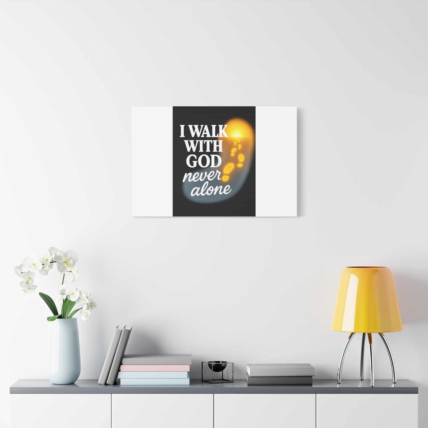 I Walk With God – Matte Canvas Wall Art
