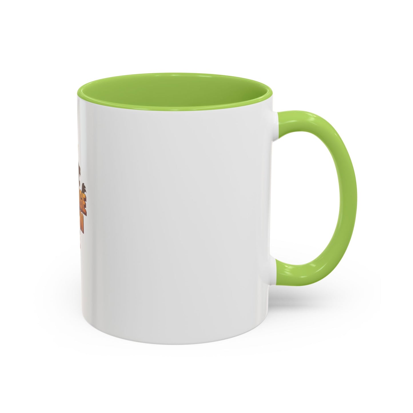 Courage-Inspired Accent Coffee Mug – A Daily Reminder to Stay Strong