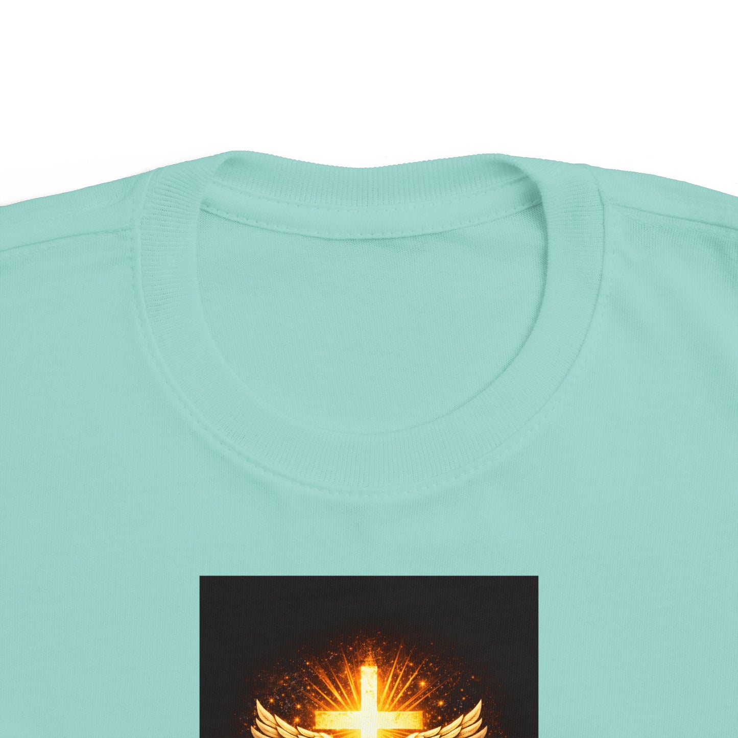 Toddler T‑Shirt — Jesus Saves, Flame Dove Christian Tee
