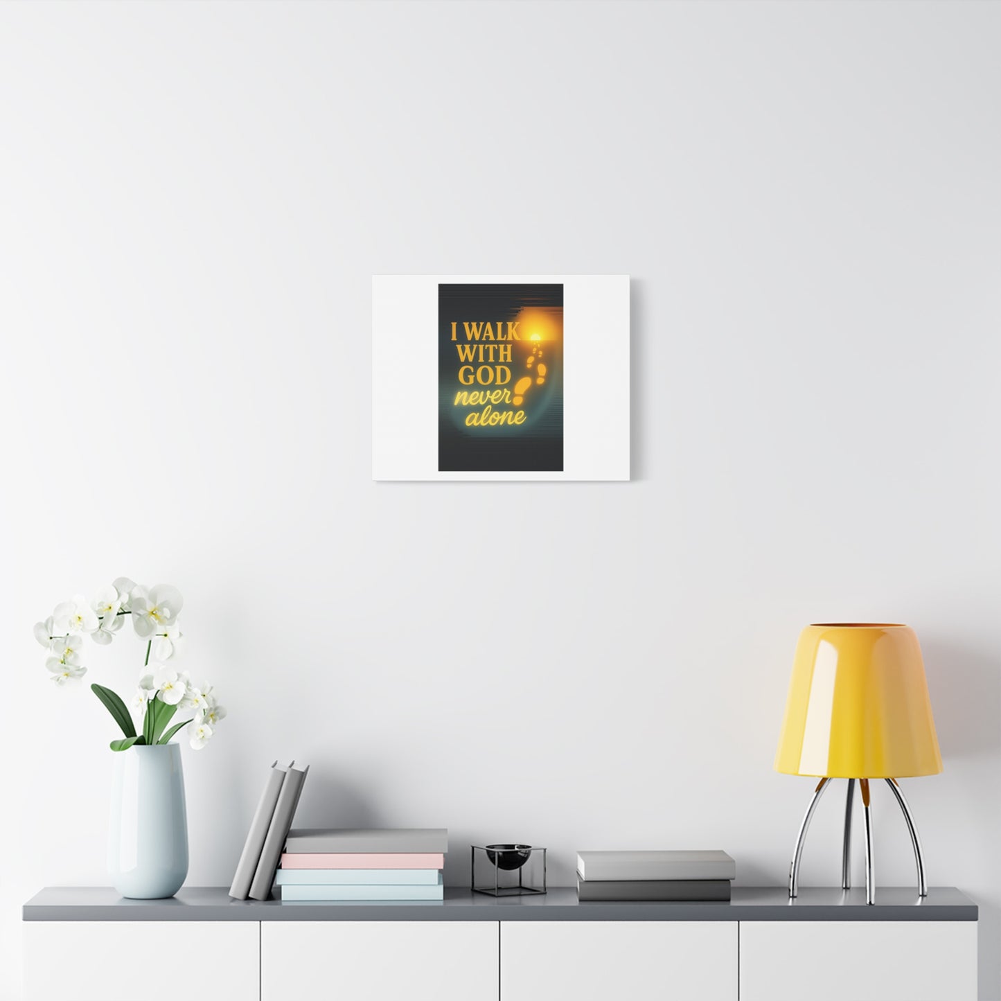 I Walk With God – Matte Canvas Wall Art