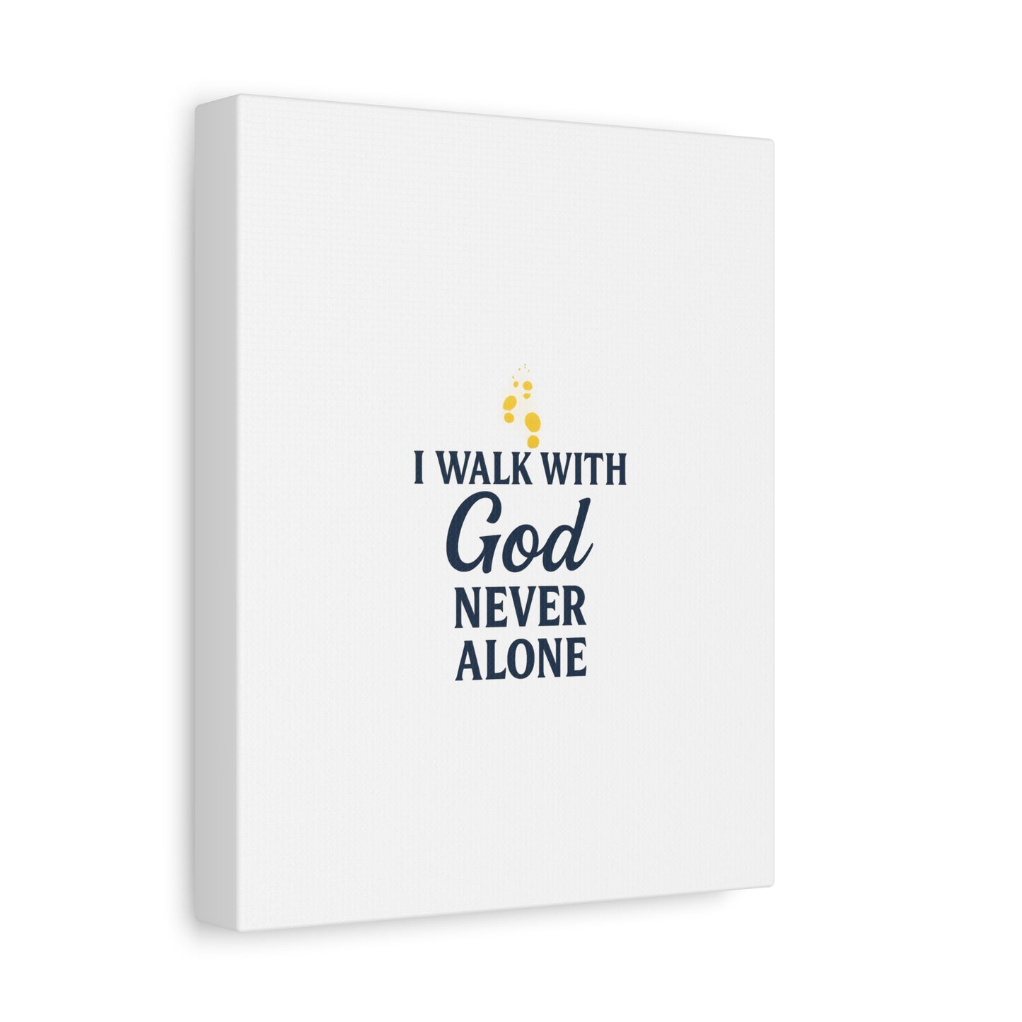 I Walk With God – Matte Canvas Wall Art