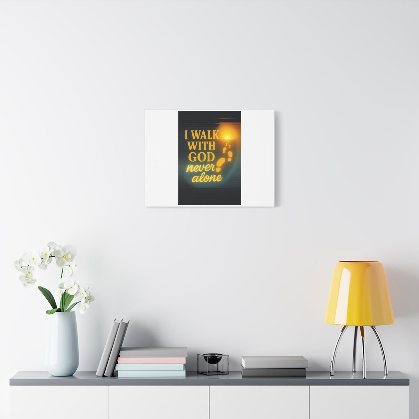I Walk With God – Matte Canvas Wall Art