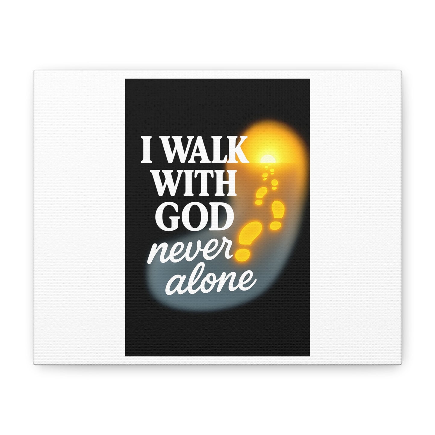 I Walk With God – Matte Canvas Wall Art