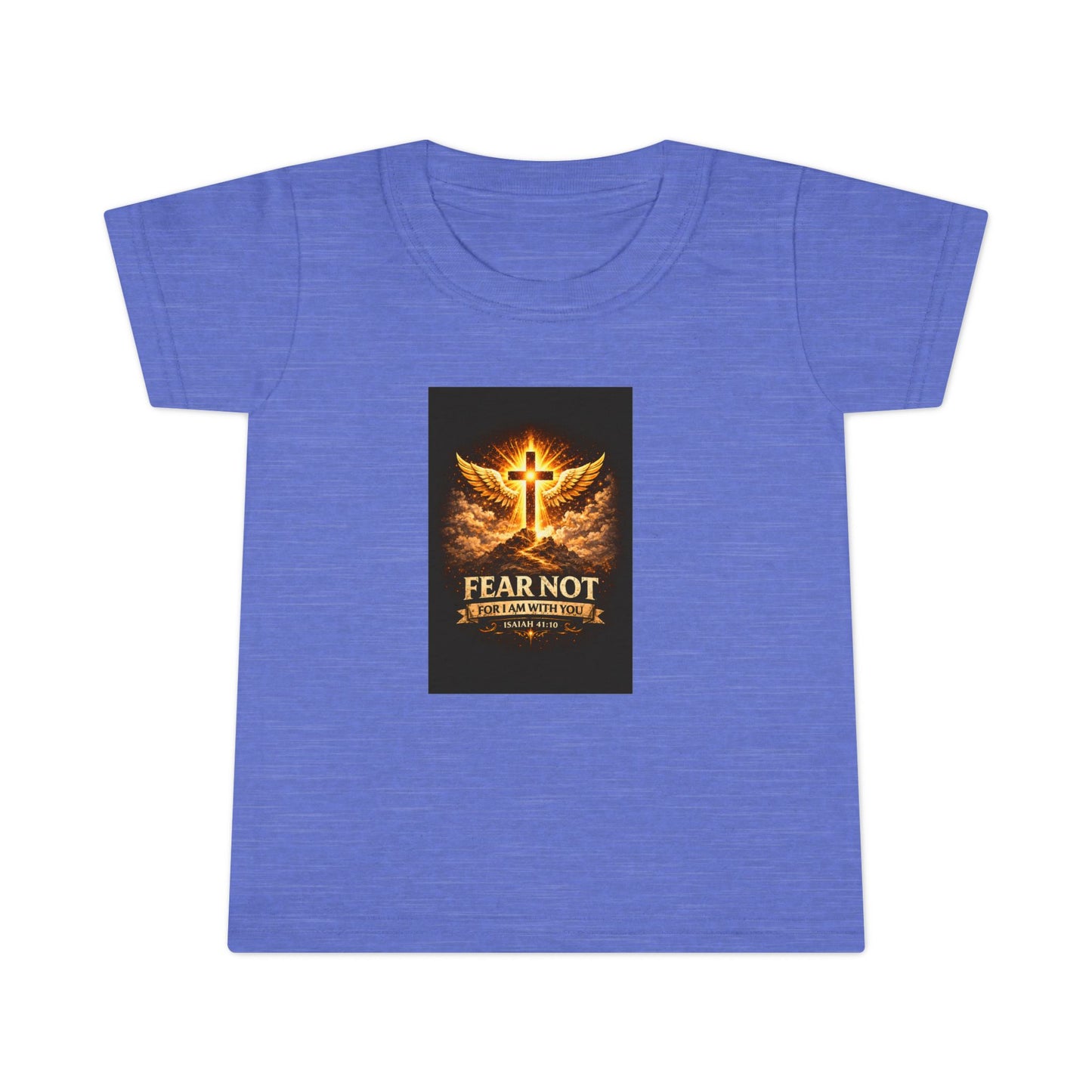 Toddler T-Shirt - Fear Not, Guardian Angel Cross Graphic