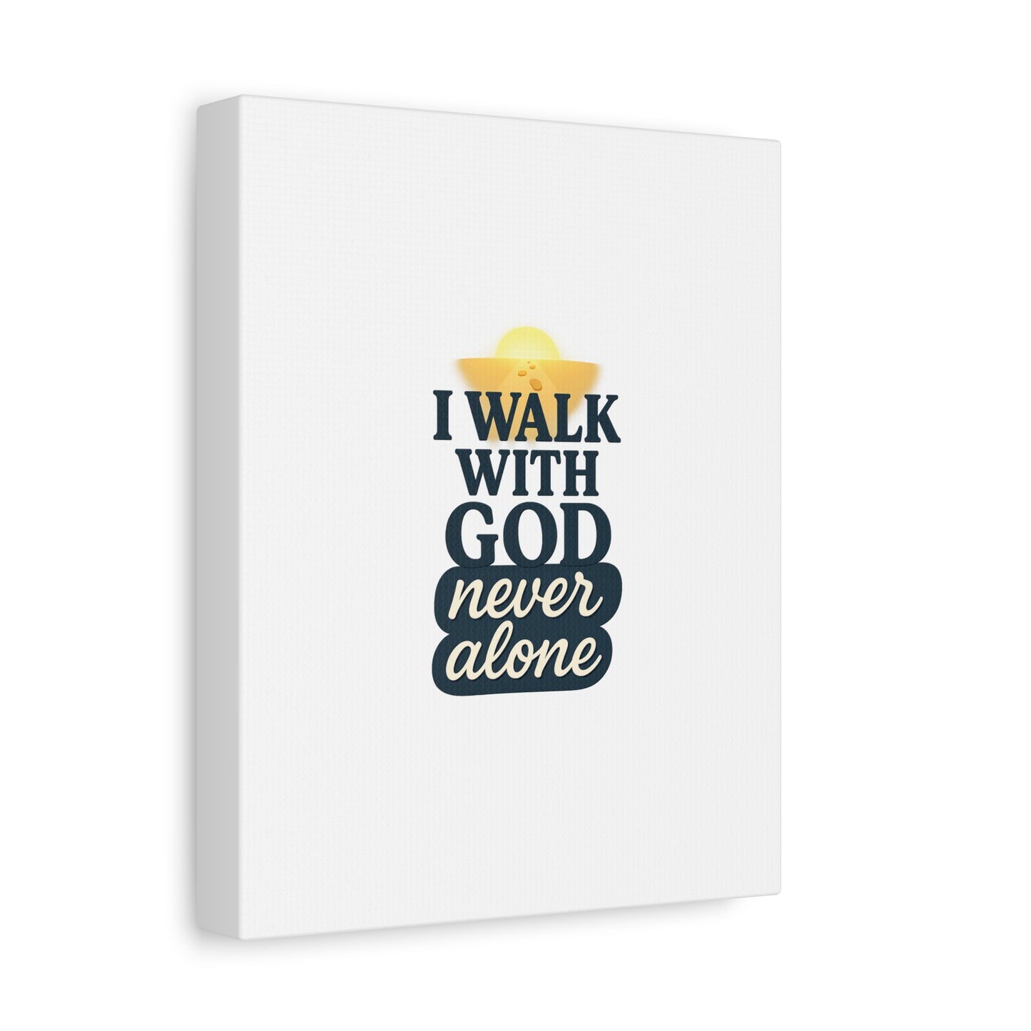 I Walk With God – Matte Canvas Wall Art