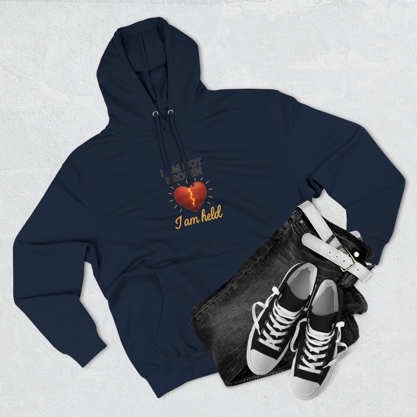 I Am Not Broken – Inspirational Hoodie for Strength, Healing & Self-Love