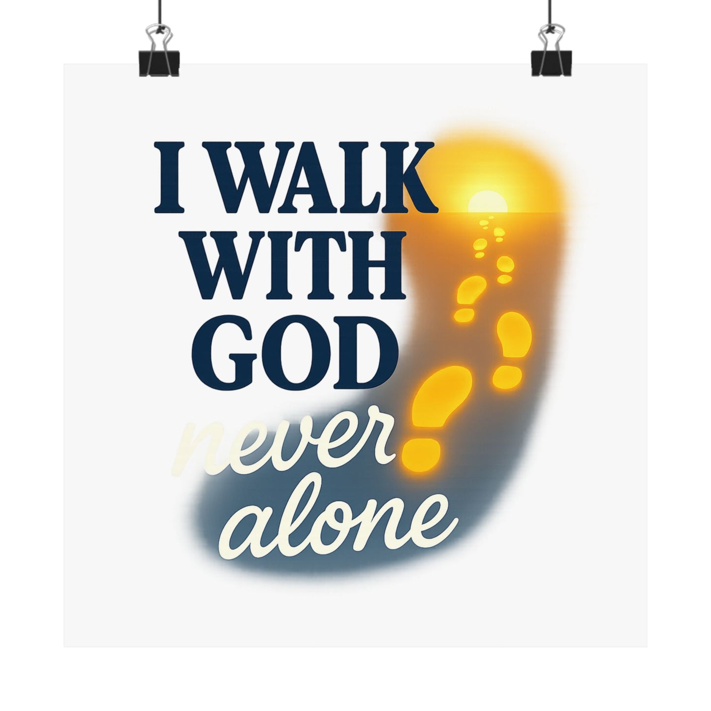 Inspirational Wall Art Poster, God Quote Decor, Faith Motivation Print, Religious Home Decor, Spiritual Gift
