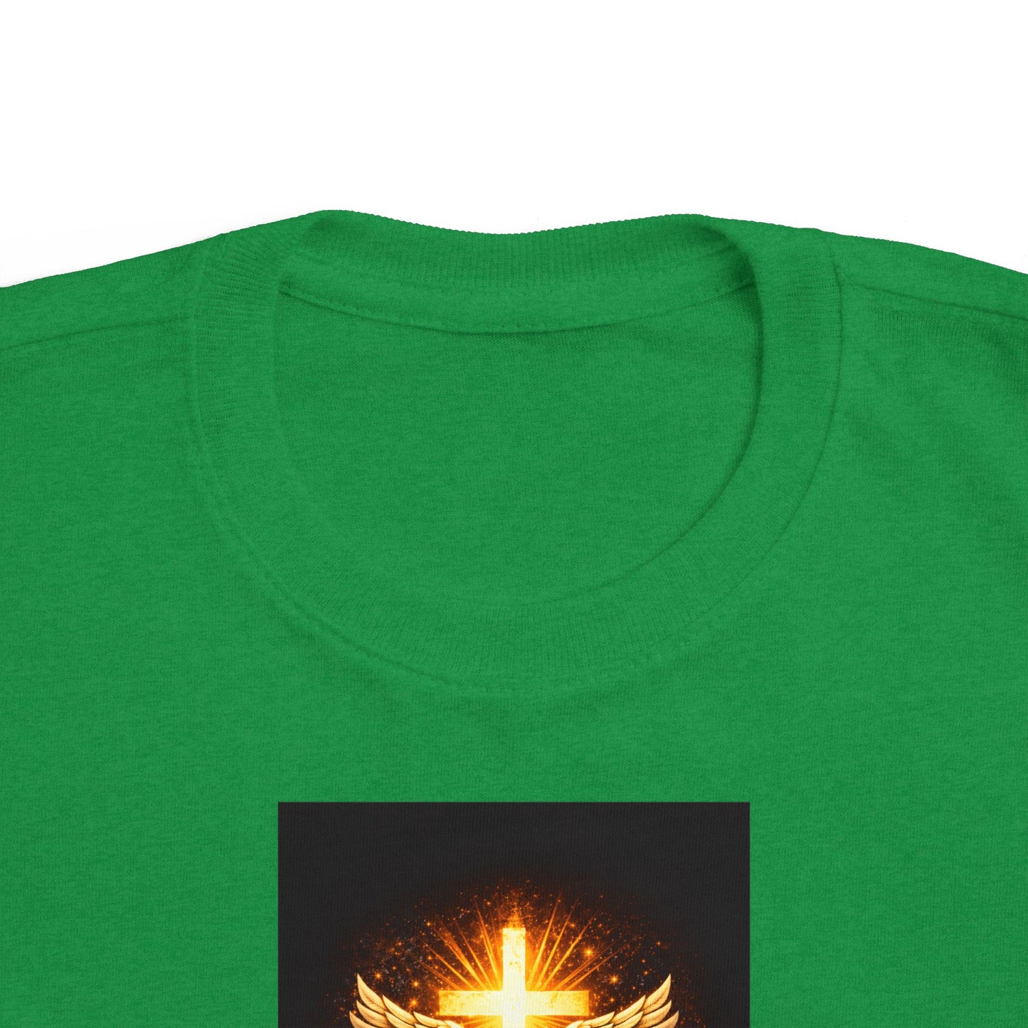 Toddler T‑Shirt — Jesus Saves, Flame Dove Christian Tee