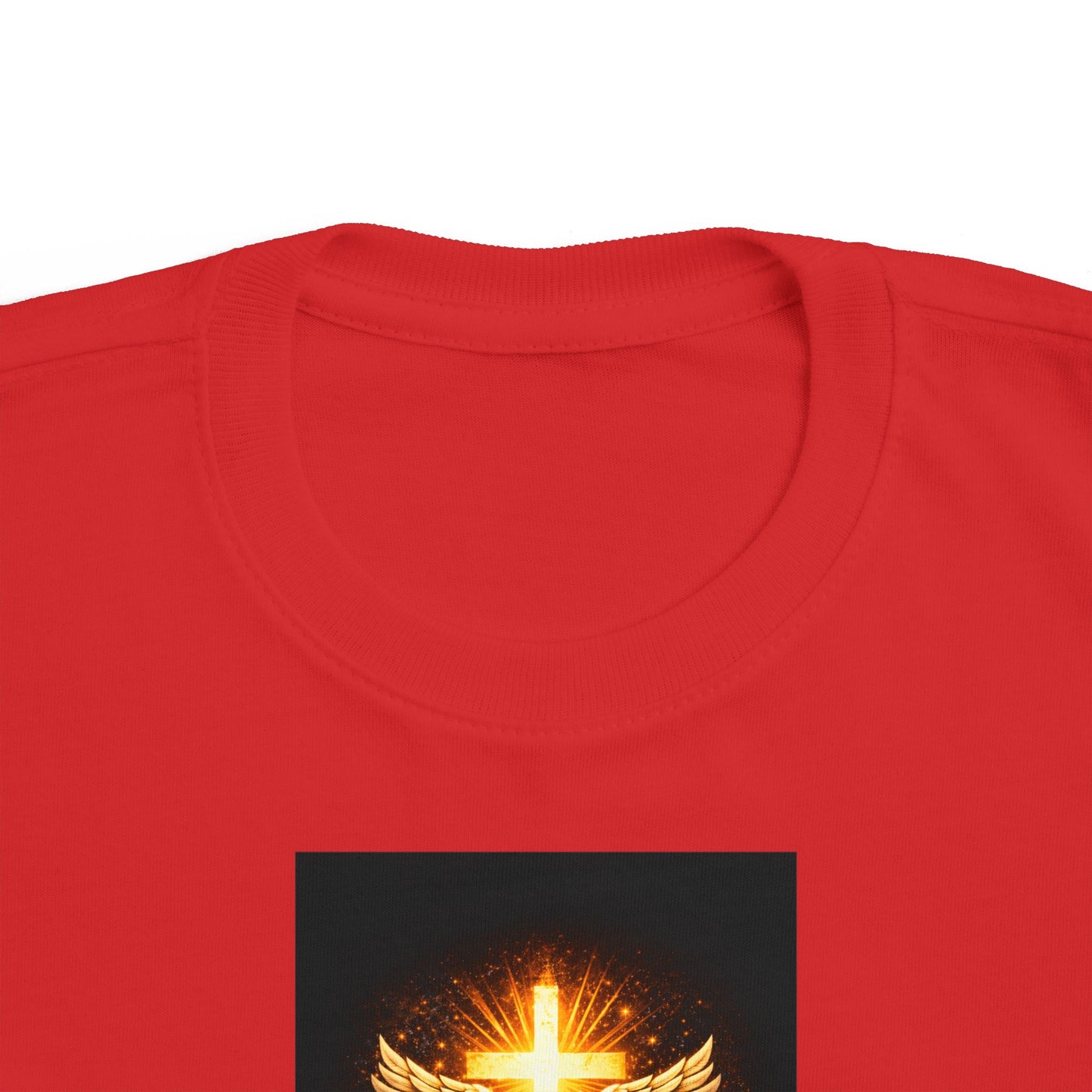 Toddler T‑Shirt — Jesus Saves, Flame Dove Christian Tee