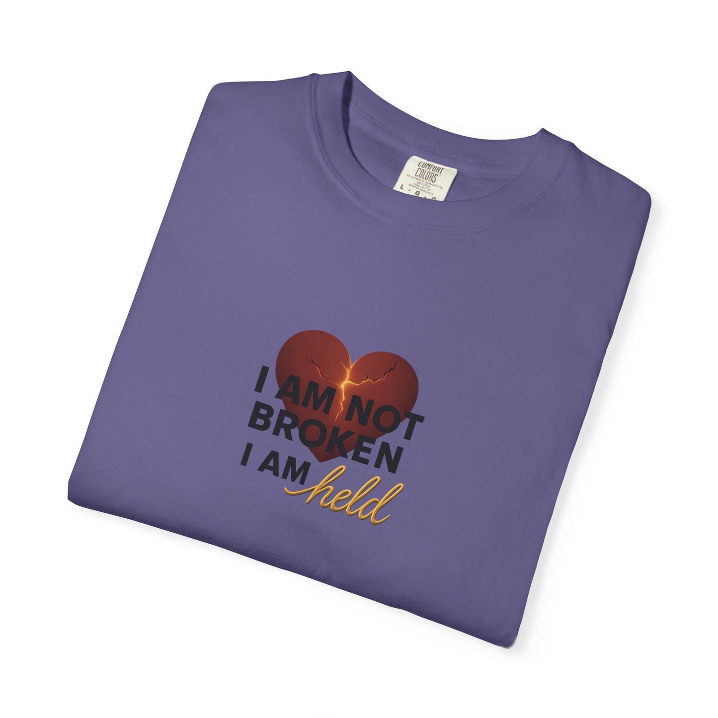 Heartfelt Garment-Dyed T-Shirt – Inspirational Unisex Tee for Comfort, Expression & Everyday Wear