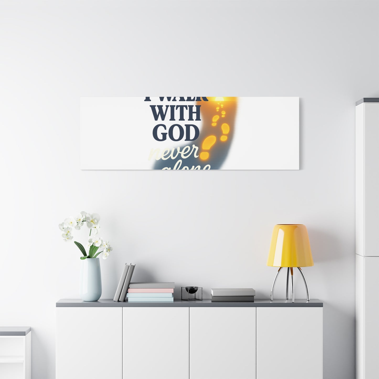 I Walk With God – Matte Canvas Wall Art