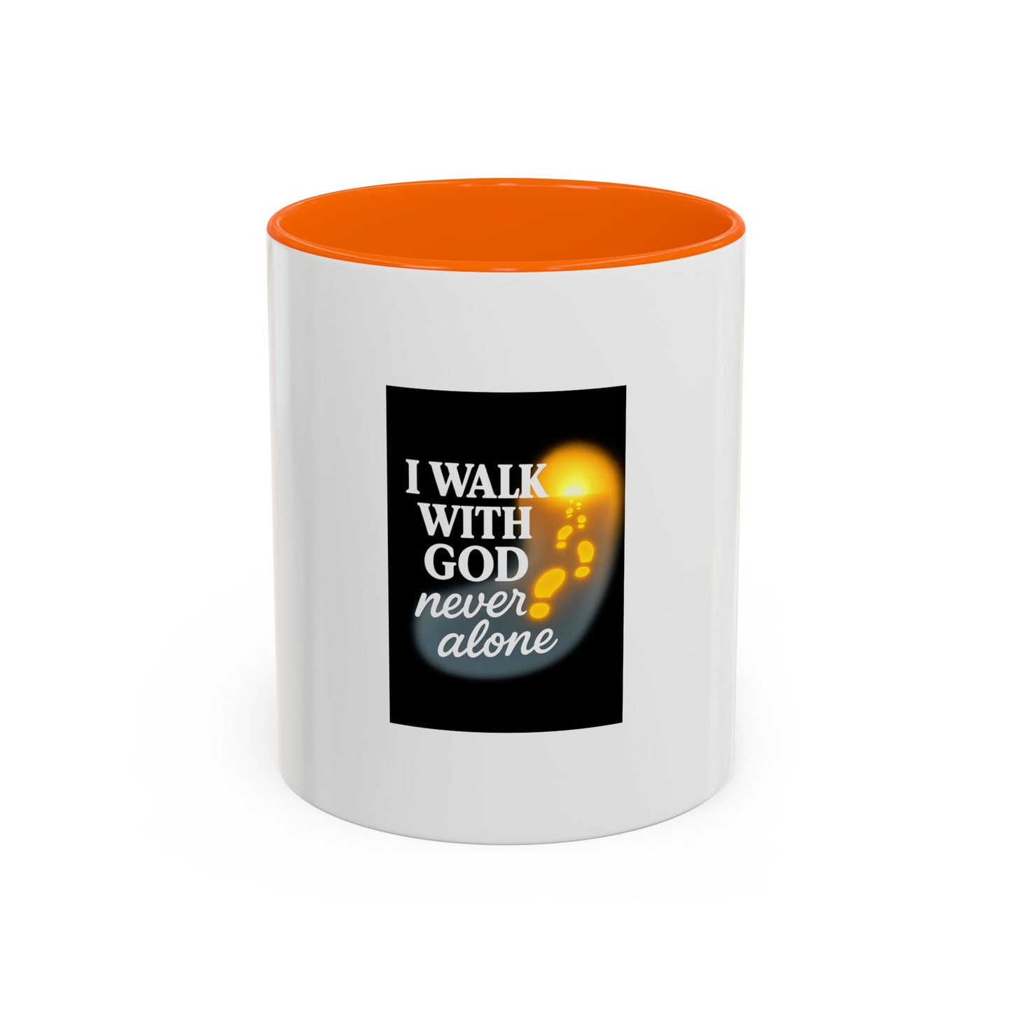 Inspirational Coffee Mug - I Walk With God, Faith Mug, Christian Gift, Encouragement Cup, Religious Decor, Daily Devotional