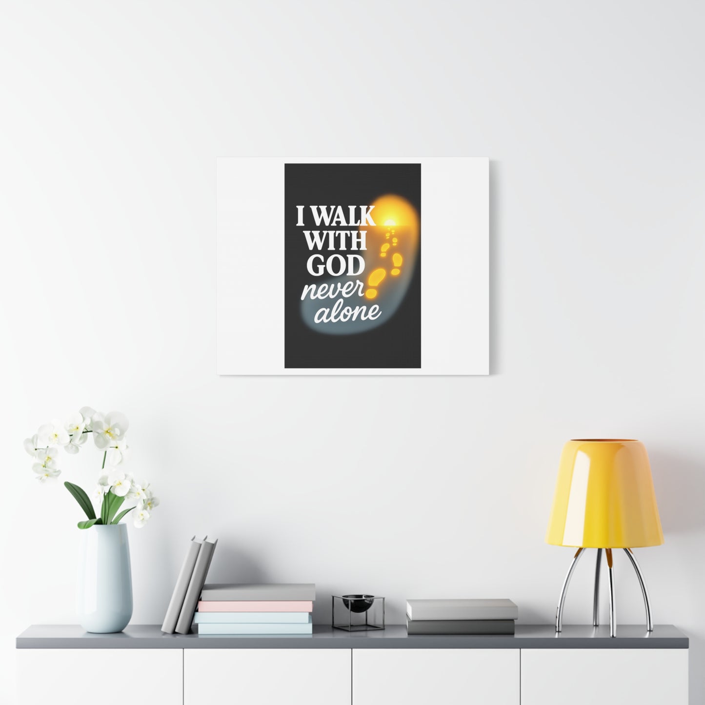 I Walk With God – Matte Canvas Wall Art
