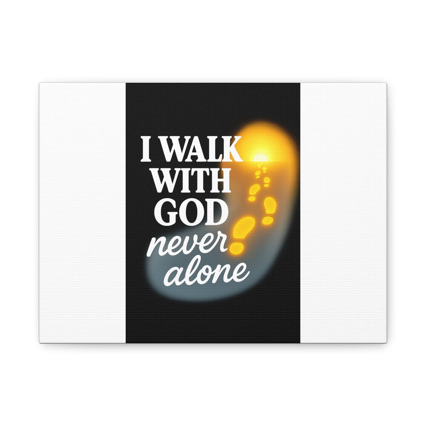 I Walk With God – Matte Canvas Wall Art