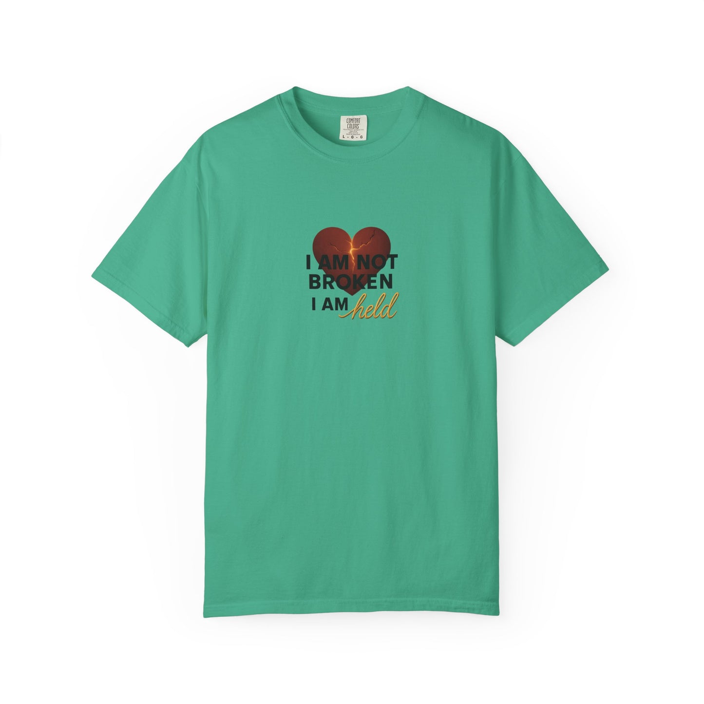 Heartfelt Garment-Dyed T-Shirt – Inspirational Unisex Tee for Comfort, Expression & Everyday Wear