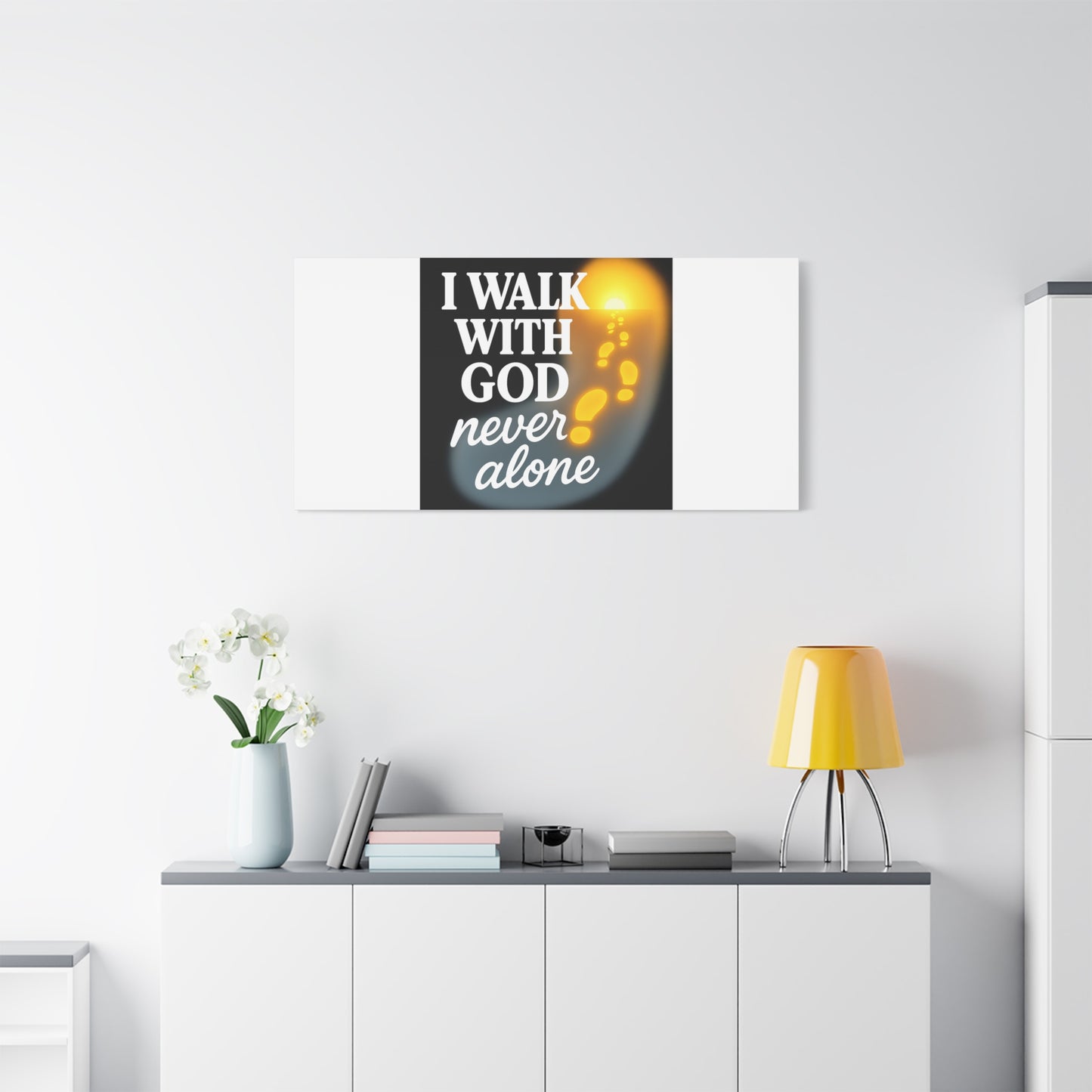 I Walk With God – Matte Canvas Wall Art