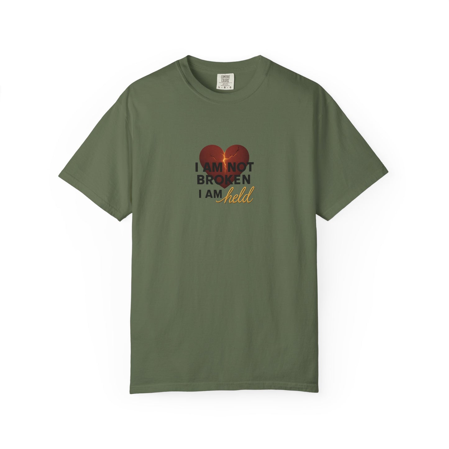 Heartfelt Garment-Dyed T-Shirt – Inspirational Unisex Tee for Comfort, Expression & Everyday Wear