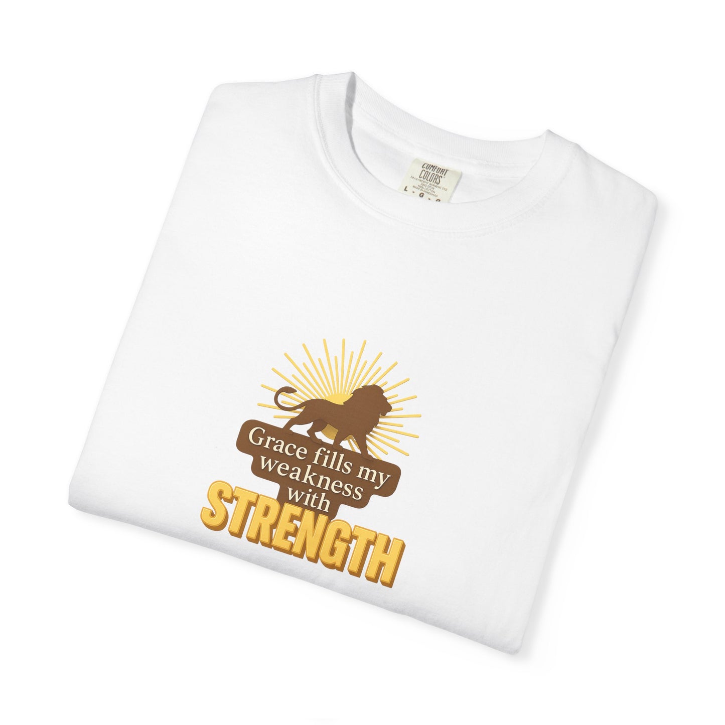 Inspirational Garment-Dyed T-Shirt, Faith Shirt, God Story Tee, Christian Apparel, Motivational Graphic Tee