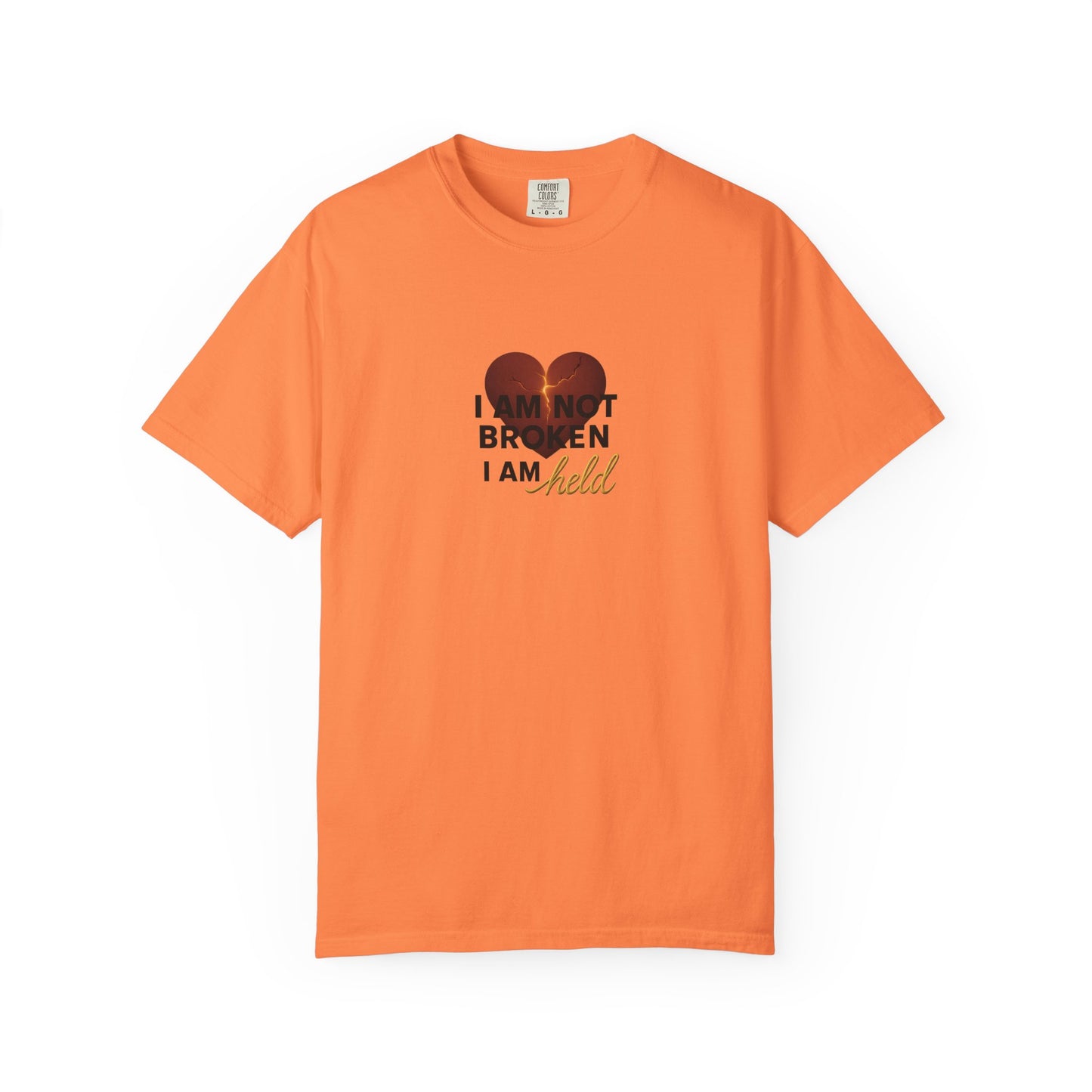 Heartfelt Garment-Dyed T-Shirt – Inspirational Unisex Tee for Comfort, Expression & Everyday Wear