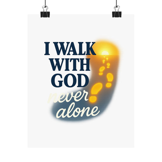 Inspirational Wall Art Poster, God Quote Decor, Faith Motivation Print, Religious Home Decor, Spiritual Gift