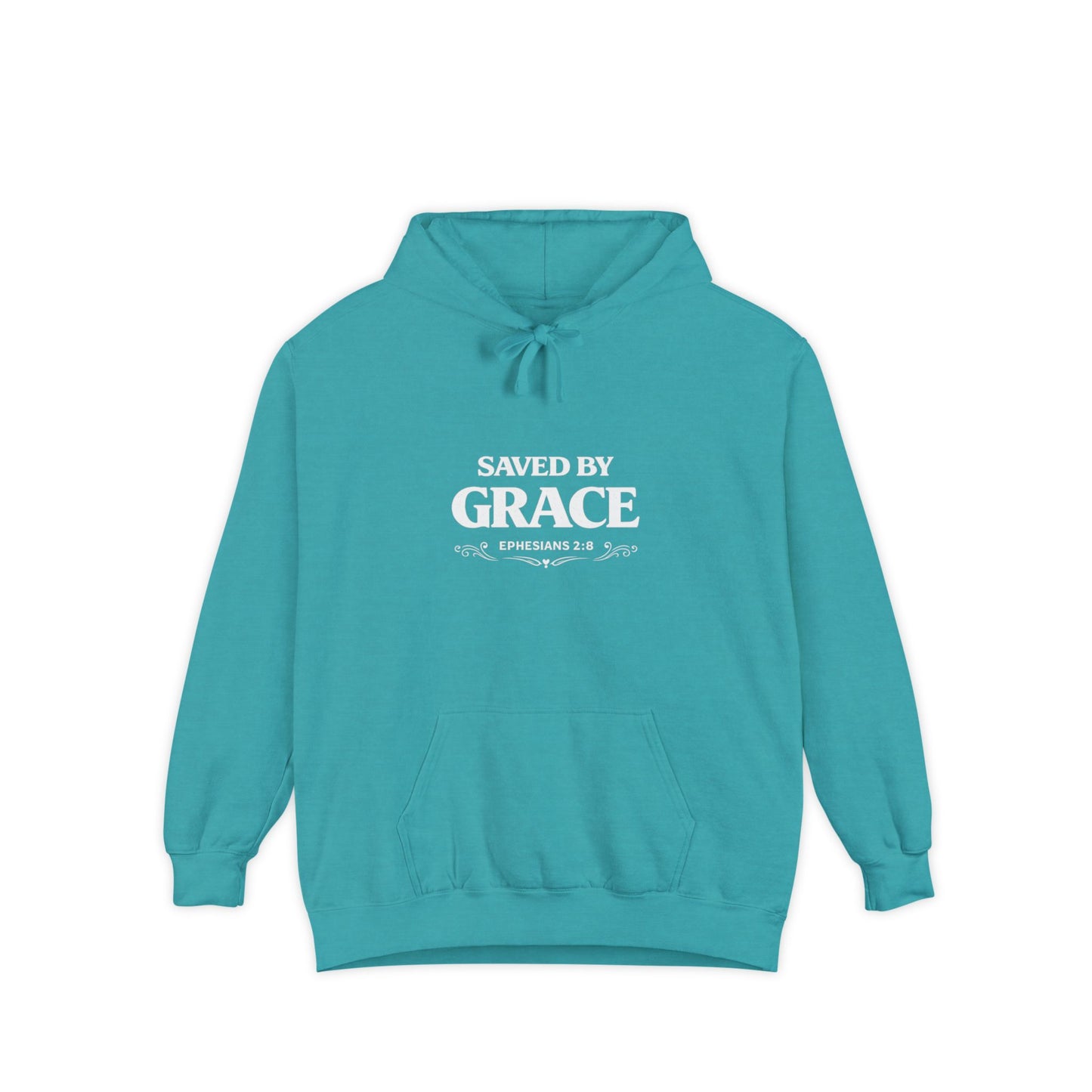 Saved by Grace Hoodie — Christian Faith Graphic Hoodie