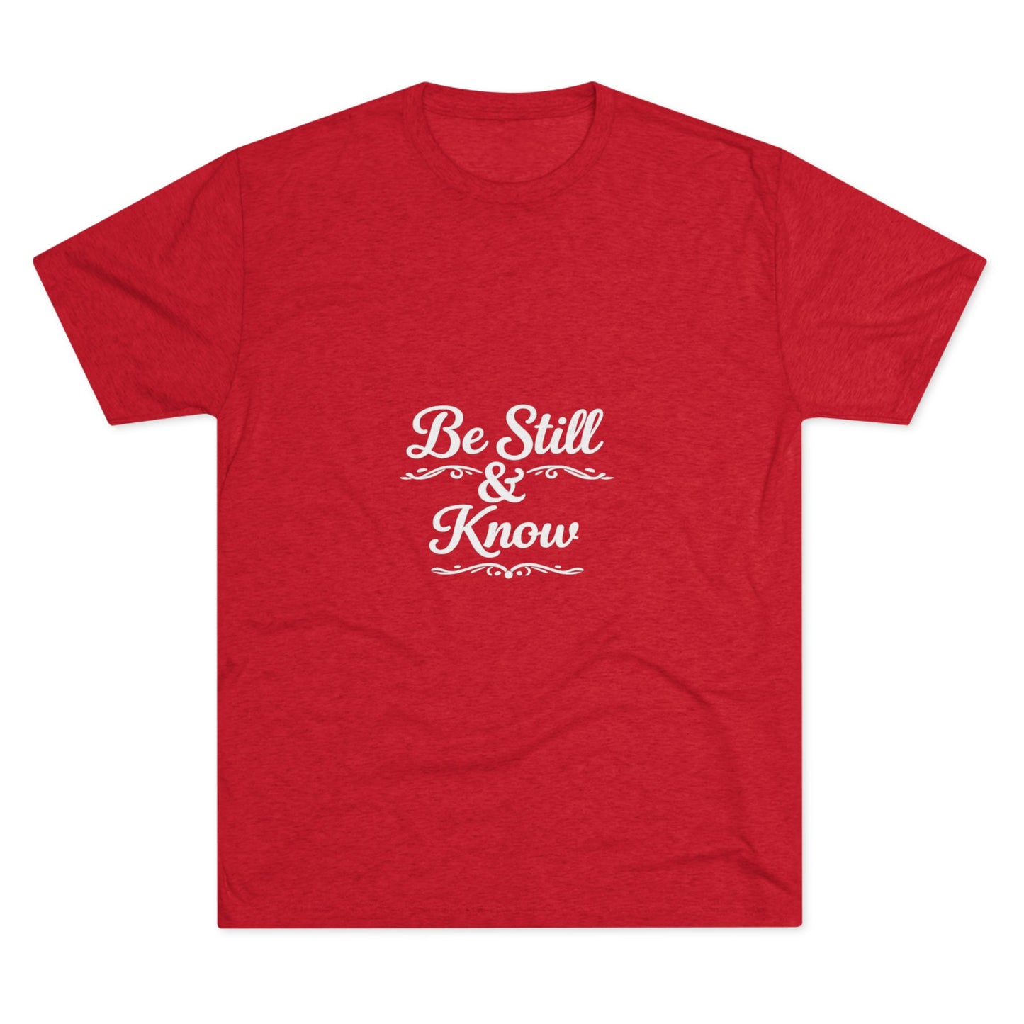 Be Still & Know Tshirt — Inspirational Christian Graphic T‑Shirt