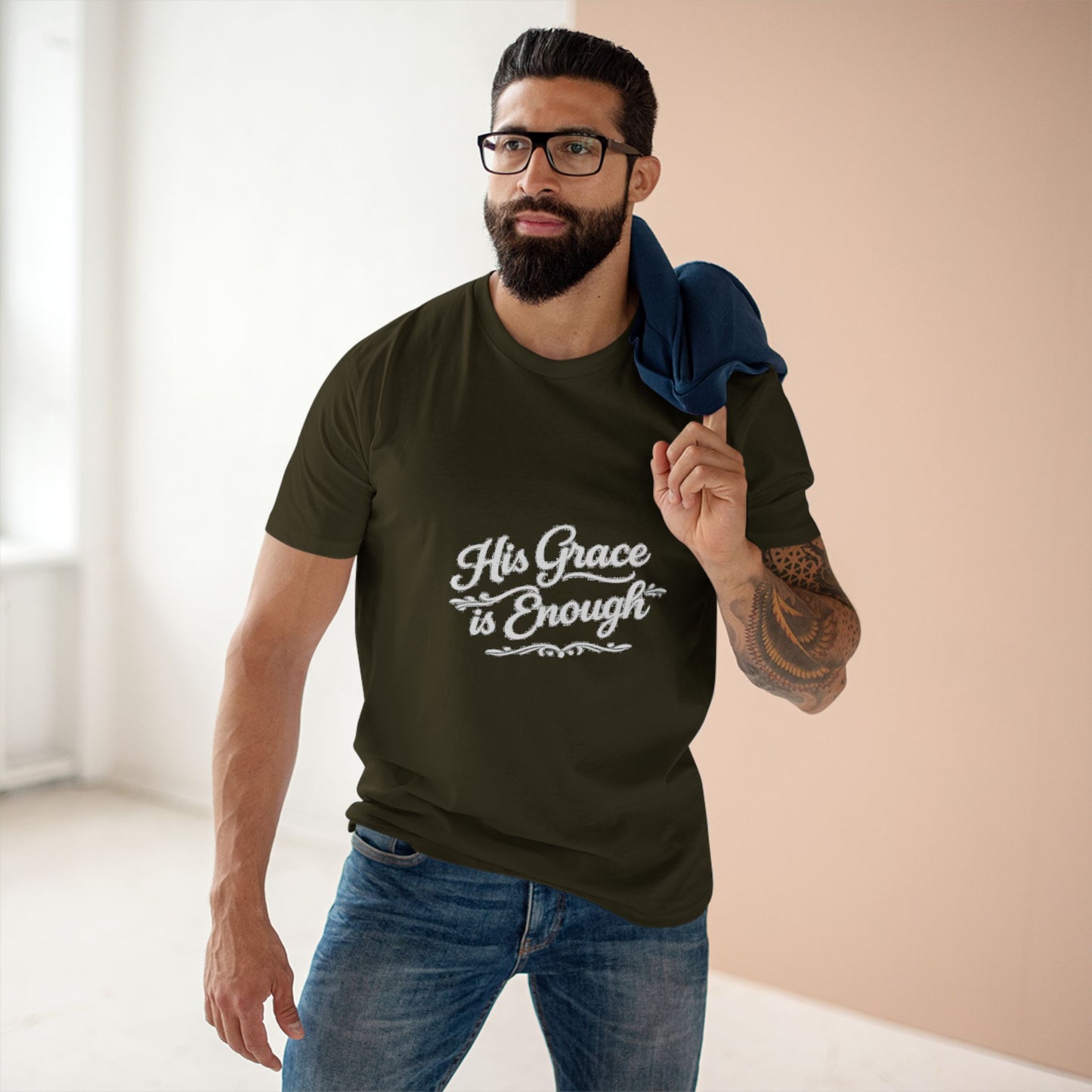 His Grace Is Enough T-Shirt — Christian Faith Inspirational T-shirt