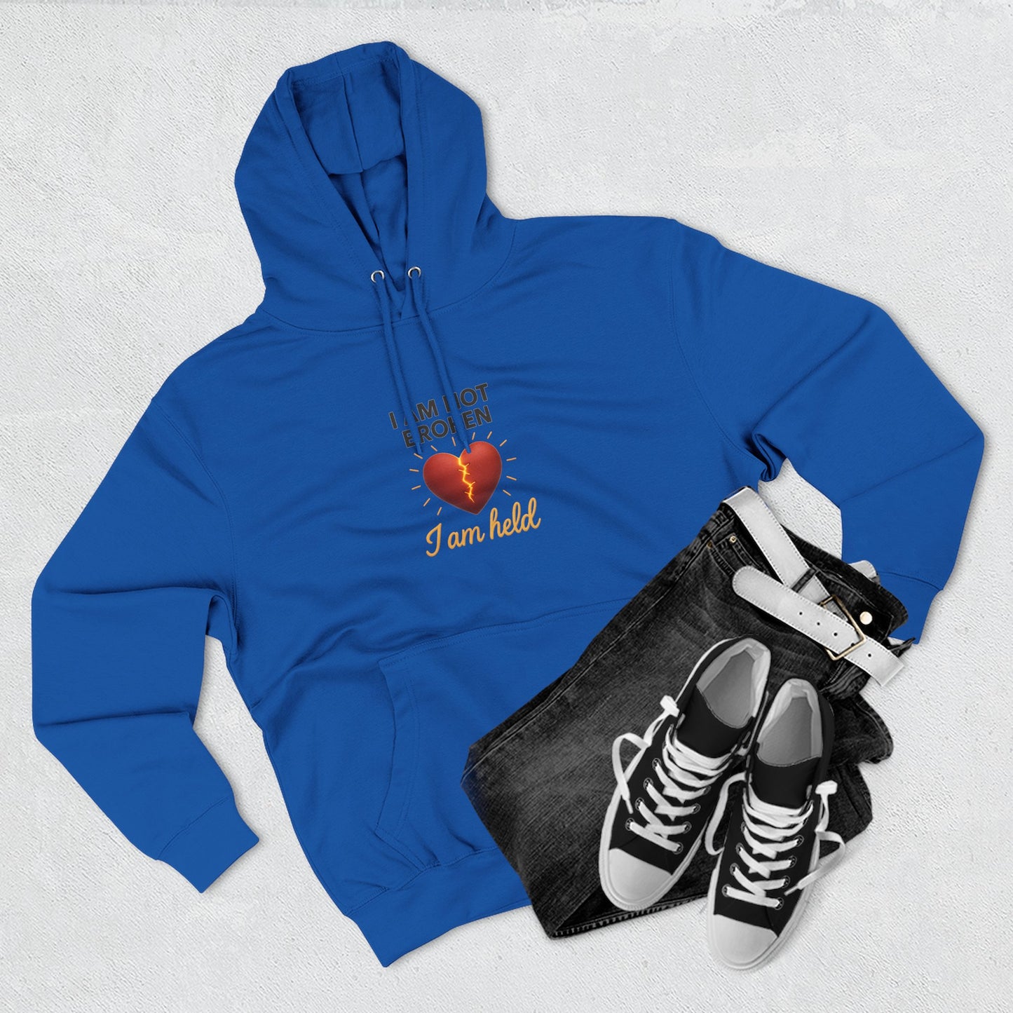 I Am Not Broken – Inspirational Hoodie for Strength, Healing & Self-Love