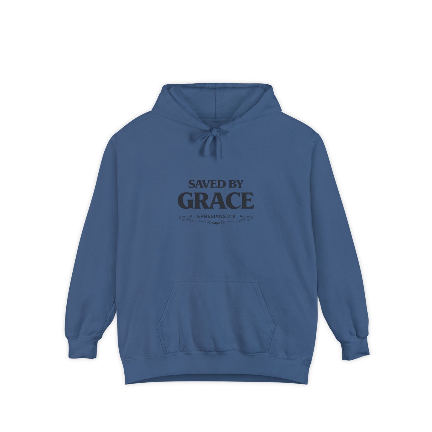 Saved By Grace Hoodie — Christian Faith Pullover (Ephesians 2:8-9)